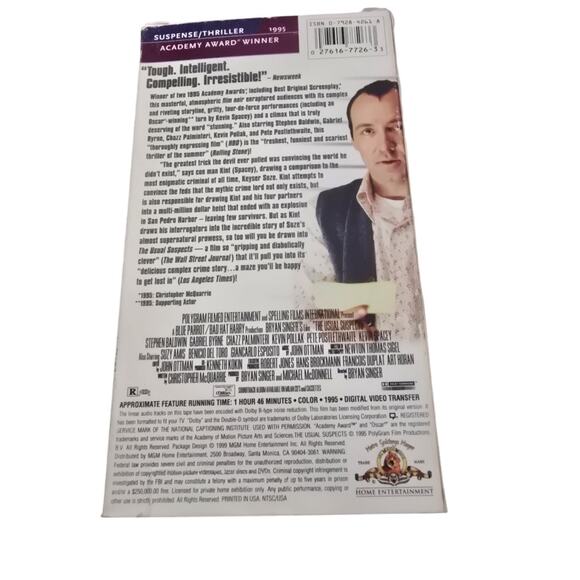 The Usual Suspects (VHS, 1999, Contemporary Classics) - Picture 2 of 4